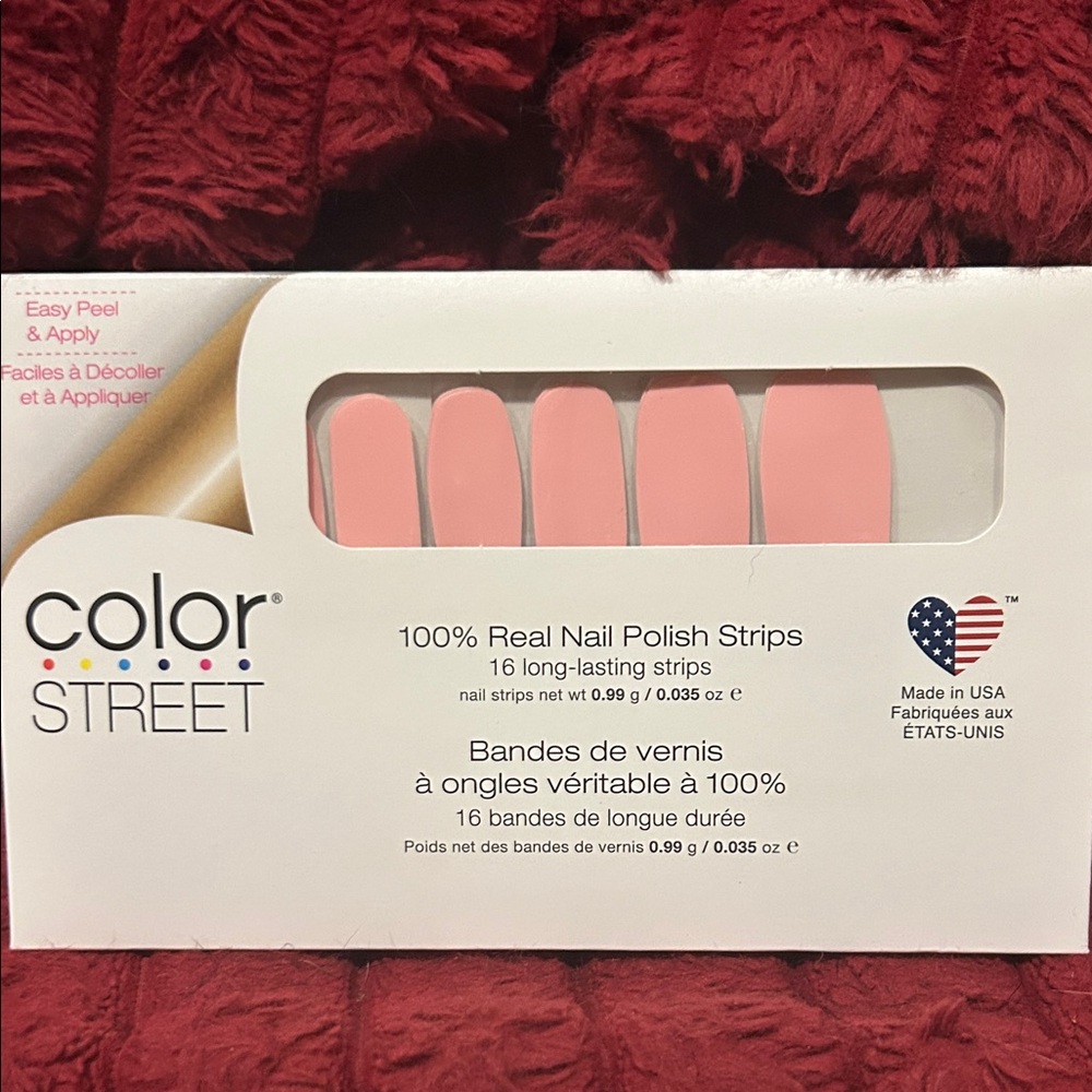 Color Street Blush Nail Polish Strips. “HIMALAYAN SALT”